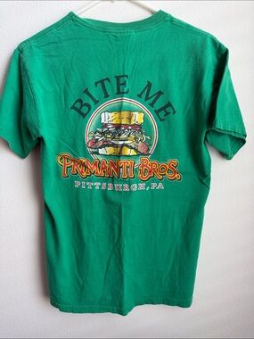 Primanti Bros Pittsburgh Bite Me Green tshirt